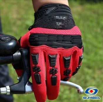 

2015 Bike Gloves Unisex Outdoor Cycling Bicycle glove Race Sports Full finger silicone breathable Gloves