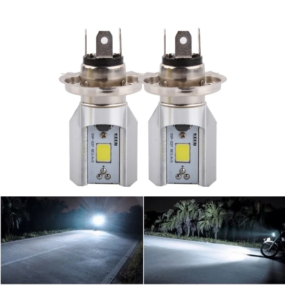 10 шт. светодиодные лампы H4 для мотоциклетных фар 6000 лм|motorcycle headlight|led motorcycle headlightlamp
