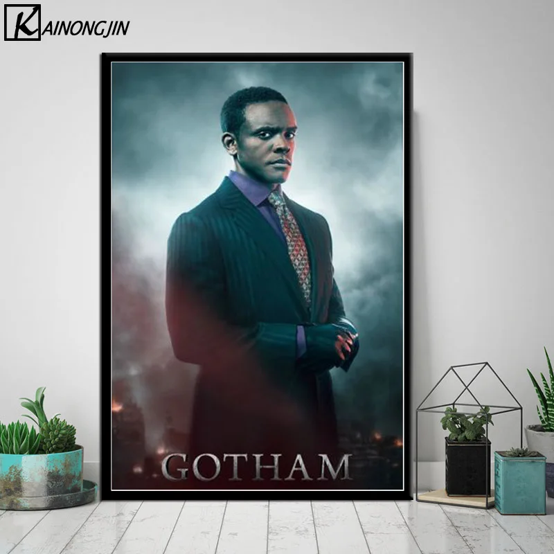 Постер Gotham сезон 5 ТВ серия Бруно Хеллер персонаж плакаты и принты Холст Живопись стены Искусство картина для комнаты домашний декор - Цвет: 007