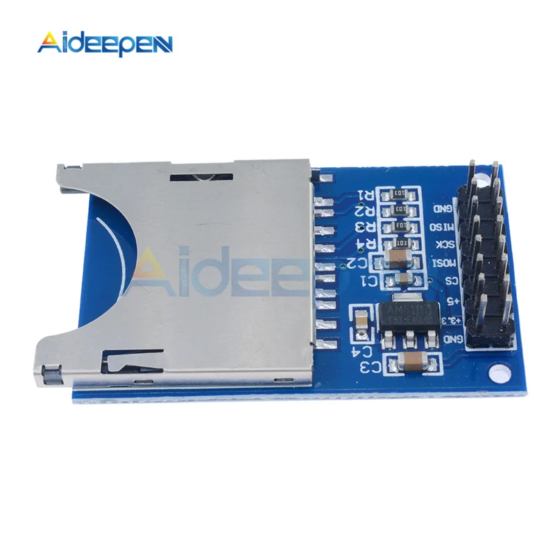 Модуль для чтения и записи SD карт 3 В/5 В Arduino разъем ридер ARM MCU|Детали аксессуары