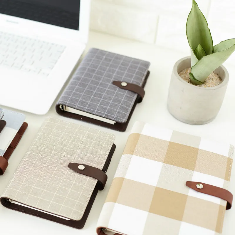 

A6/A5 Fashion cuaderno Office School Supplies travelers Notebook ring binder filofax Notebook agenda organizer Notebook