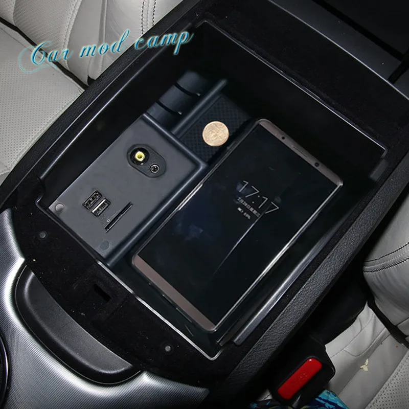 Us 15 92 16 Off Left Hand Drive For Infiniti Q60 2017 2018 Plastic Interior Central Armrest Storage Box Container Organizer Case 1pcs In Interior