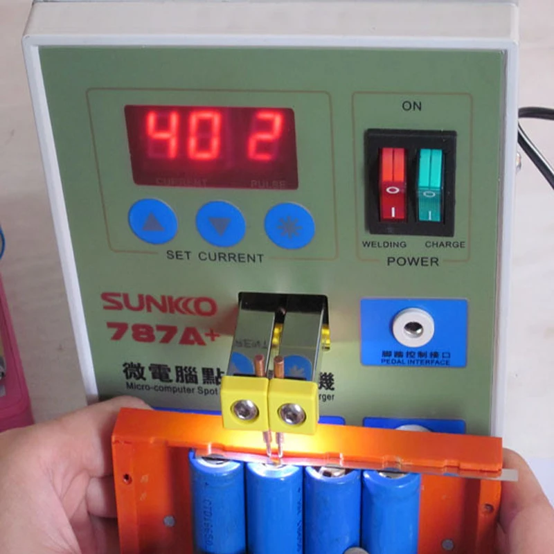  Spot Welder with LED light Battery Welder Applicable Notebook & Phone Battery Precision Welding Ped - 32510885967