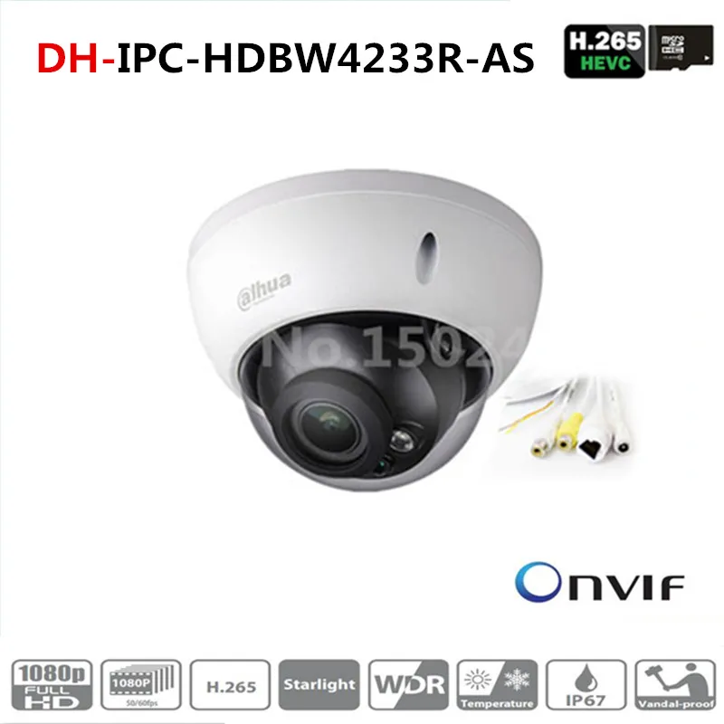 

DH DH-IPC-HDBW4233R-AS Starlight Camera 2MP IR50m built-in Audio Alarm interface IPC-HDBW4233R-AS poe ip camera