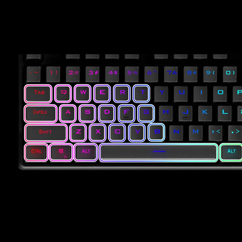 AULA F2000 игровая клавиатура с подсветкой 104 клавишами Механическая на ощупь