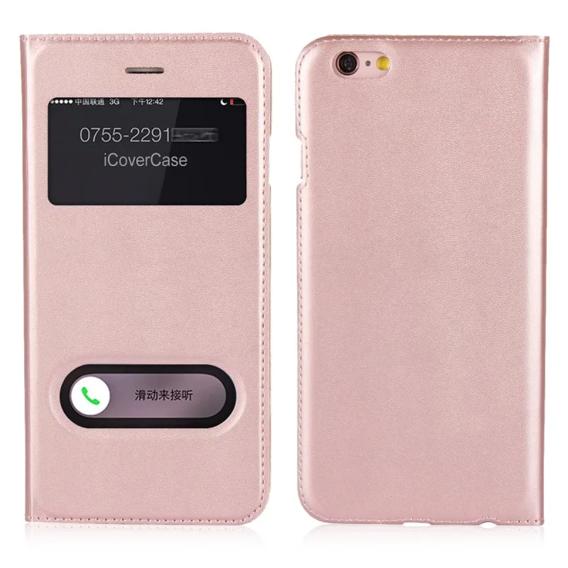 Cases For Apple iPhone 6 S 6S Plus 6plus Windows View Case Leather Wallet Cover Capinhas Etui Capa Hoesjes Fundas Coque Carcasa (13)