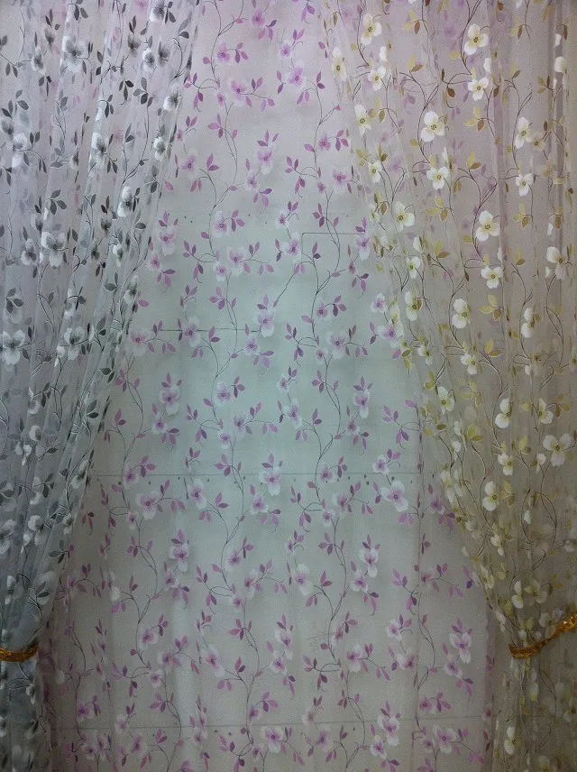 

CS 139 LUXURY LACE FLOWER Curtain fabricS screening sheer tulle volie Curtain fabric modern Curtain fabric for living room,