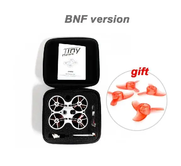 Emax Tinyhawk F4 4в1 3A 15000KV 37CH 25 МВт 600TVL VTX 1S Крытый FPV гоночный Дрон FRSKY D8 PNP/BNF камера FPV гоночный Дрон - Цвет: BNF version