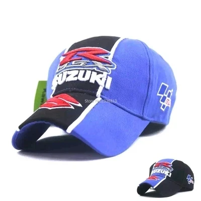Новый черный синий F1 GSX SUZUKI R Бейсбольная Регулируемая бейсбольная Кепка из