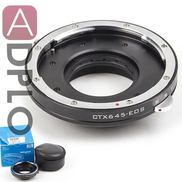 2015.12 ! Adjustable Aperture Suit For Contax 645 Mount Lens to Canon (D)SLR Camera Adapter