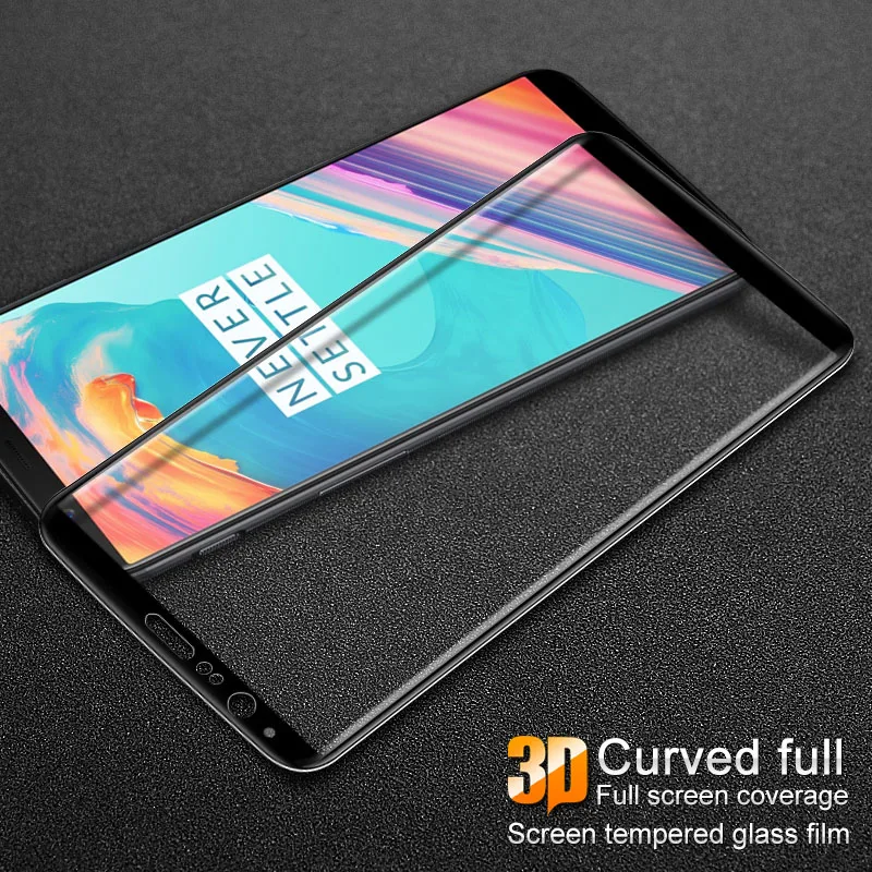 

For OnePlus5T A5010 SmartPhone Mobile IMAK 3D Curved Full Coverage Tempered Glass For One Plus 5T 5 T Full Size Screen Protector