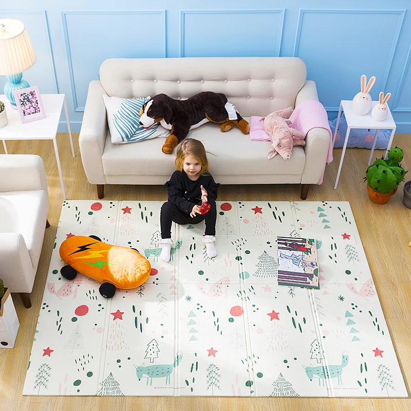  Baby Play Mat Non-toxic XPE Folding Developing Mat For Infant Soft Gaming Mat For Children Crawling