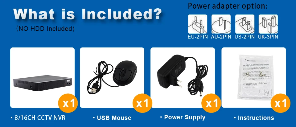 3-Smar Newest H.265 Max 4K Output CCTV NVR 16CH 5MP8CH 4MP4CH 5MP Security Video Recorder ONVIF XMEYE P2P Email Alarm