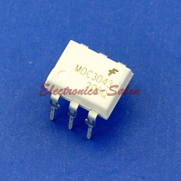 (50 개/몫) MOC3043M Zero Crossing Triac 드라이버 출력 Optocoupler, MOC3043 ...