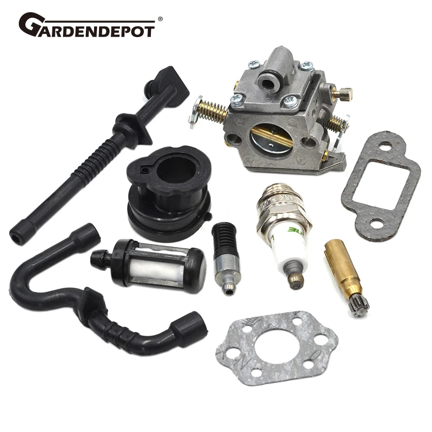 Carburetor Carby Oil Pump Fuel Oil Filter Hose Pipe Intake Manifold