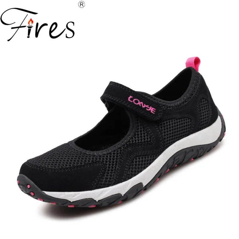 

Fires Women Flat Shoes Comfortable Lightweight Casual Shoes Rubber Non-slip Soles Loafer Shoes Black Color Zapatos de mujer
