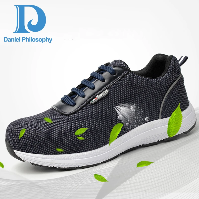 Homens Segurança Anti Ocasional blue Trabalho Estática Leve Sneaker Reflexivo Black Lightweight Sapatos Do De Construção Lightweight Aço Respirável Biqueira rxFIqr