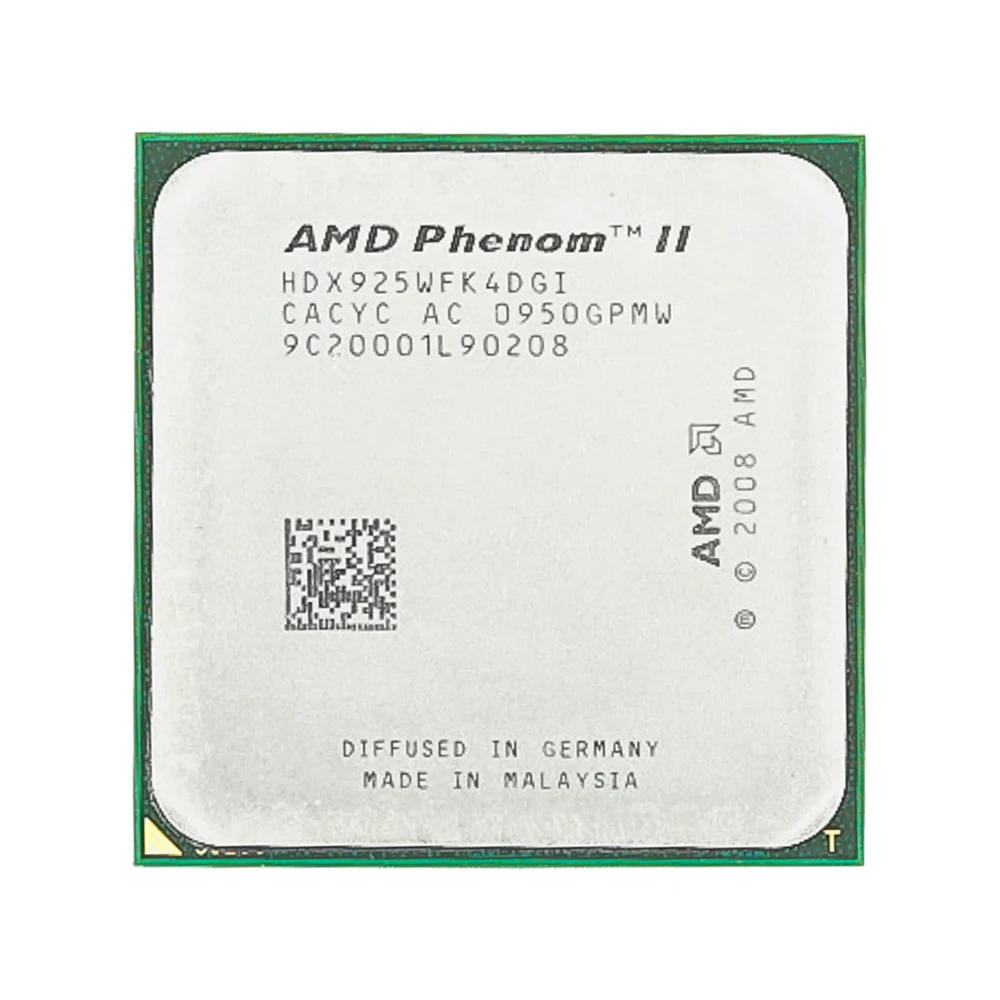 Процессор AMD Phenom II X4 925 cpu 2,8 ГГц/6 Мб кэш L3/Socket AM3 Настольный четырехъядерный