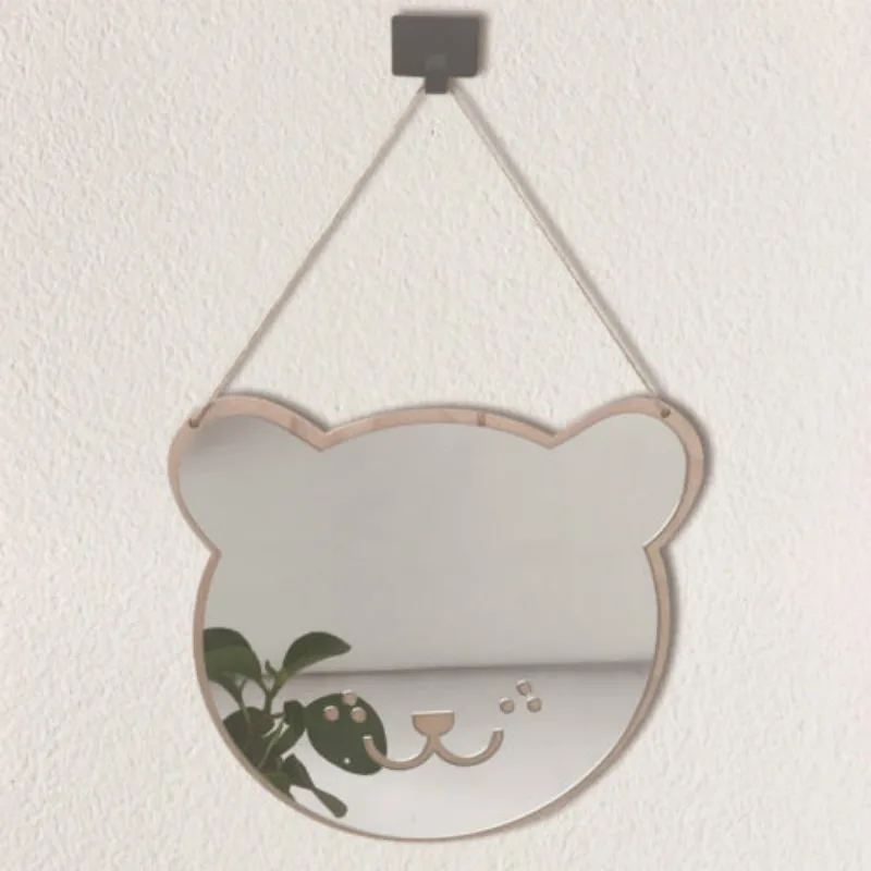 Милый 3D Акриловый зеркальный стикер на стену Наклейка для детей детской художественной одежды домашний декор