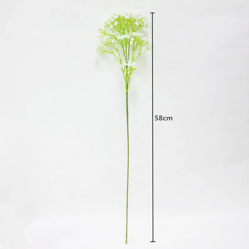 Flone Artificial Baby's Breath Gypsophila Simulation Flower Plastic Flowers Plant Home Office Wedding Party Decor Art Flores (16)