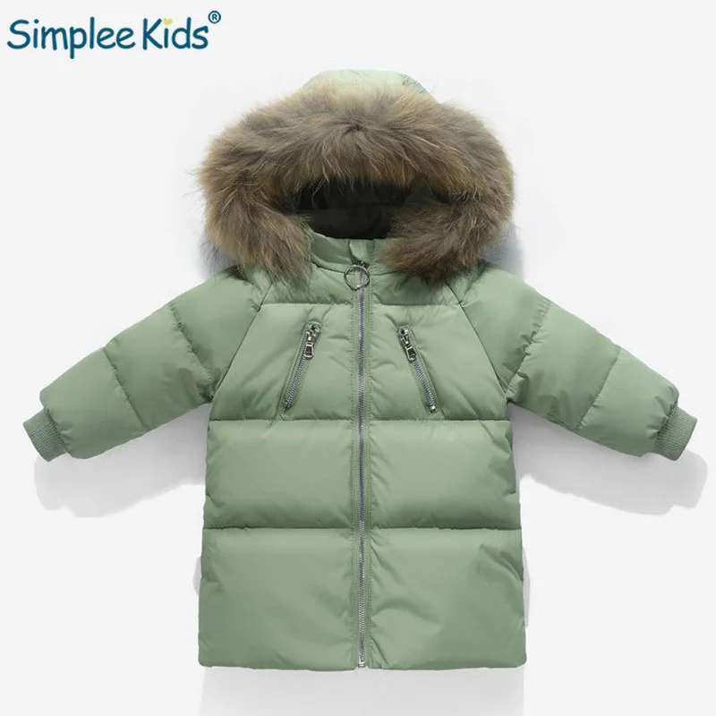 

2018 Children Boys Duck Down Jackets Baby Girl Winter Feather Coat Kids Warm Outerwear Snowsuit Infant Overcoat Clothes Parka