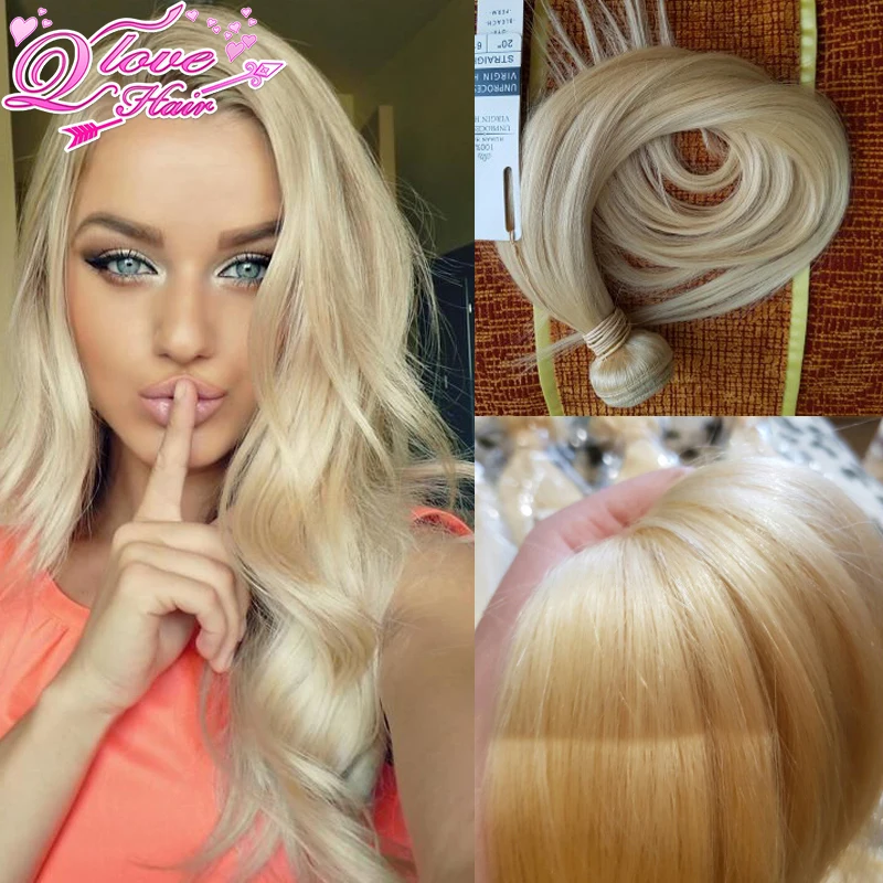 Honey Blonde Weave Russian Virgin Hair 613 Blonde Virgin Hair Human