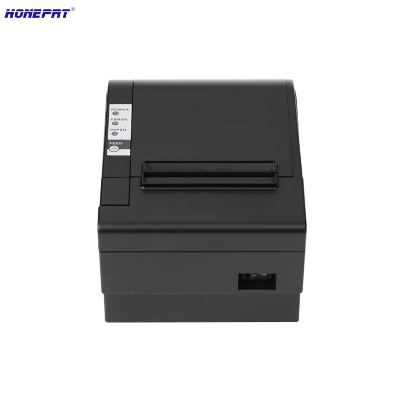 Новый высокоскоростной 220 мм/сек. POS 80 мм чековый термопринтер с интерфейсом USB и LAN