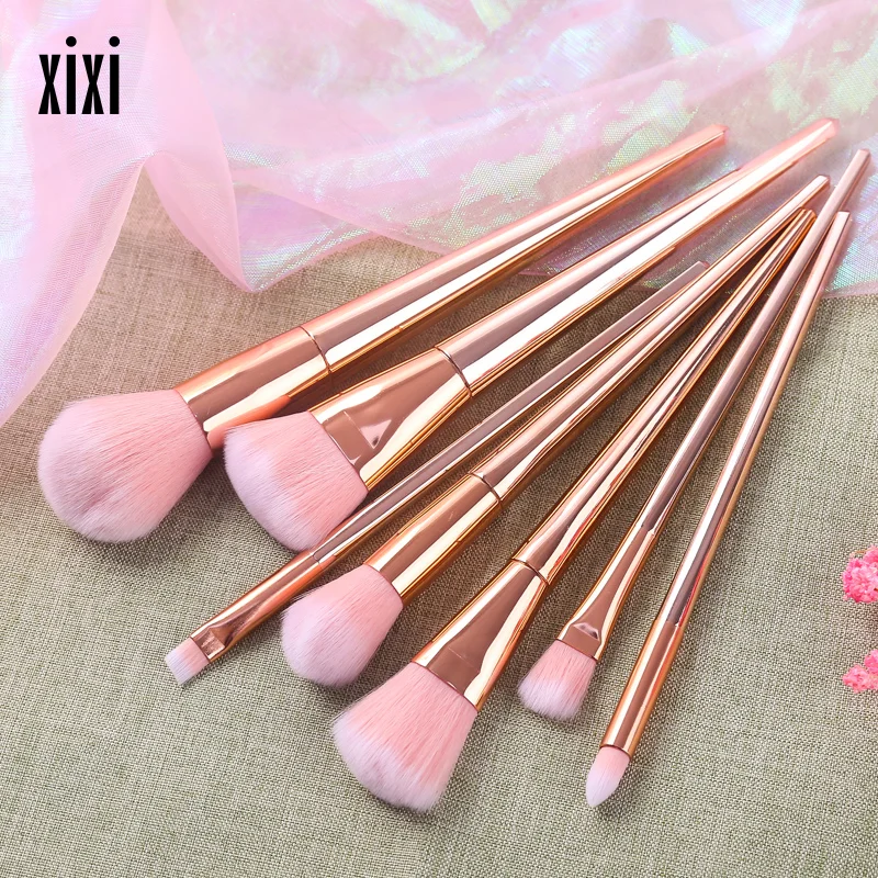 

XiXi 7pcs Professional Makeup Brush Set Eyeshadow Powder Contour Makeup Toiletry Kit