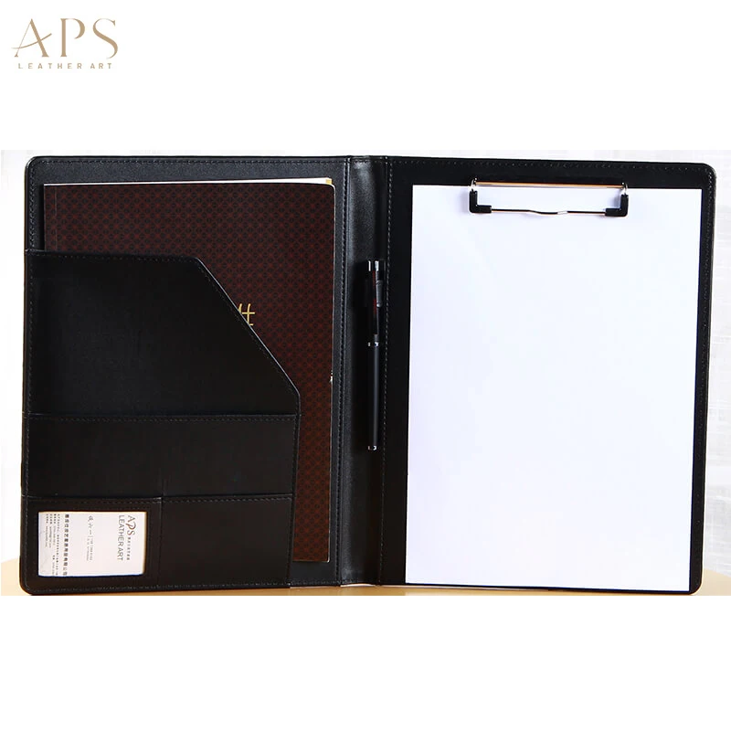 PU leather Multifunction Business Notebook Ring Binder A4 File Folder Clipboard Memo/Bill Case Office Supply | Дом и сад