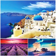 Взрослых 1000 шт. Эгейское море головоломки образовательные головоломки для детей декомпрессии игрушка 1000 3D толстые бумага игрушка в подарок для детей