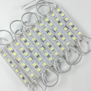 

1000pcs/lot DC12V LED Module 5050 6LEDs IP65 waterproof for advertisement backlighting 1.44W 75mm*12mm