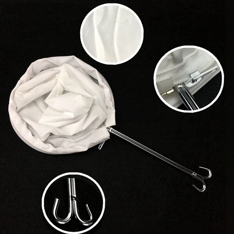 

Flannel Cloth Coffee and Tea Tools 3 sizes Reusable Coffee Filter Bag with Stainless Steel Handle 14/19/24cm