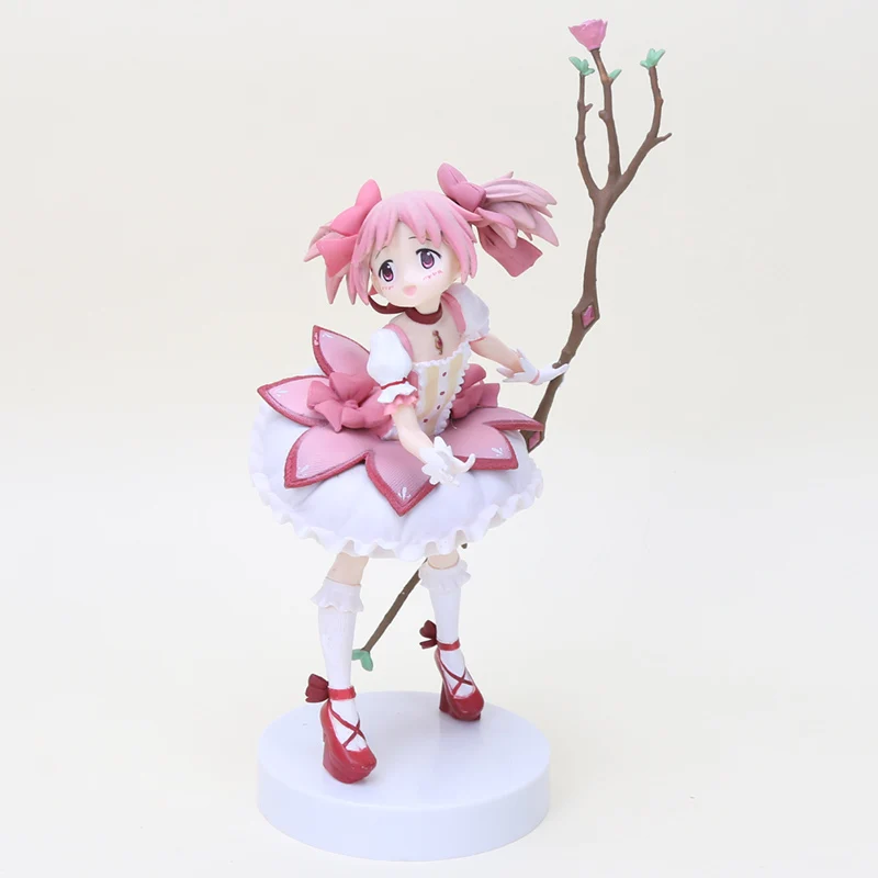 21 см аниме Puella Magi Madoka Magica фигурка игрушки EXQ волшебная девушка Mahou Shoujo Madoka kaname ПВХ фигурка модель игрушки - Цвет: opp bag