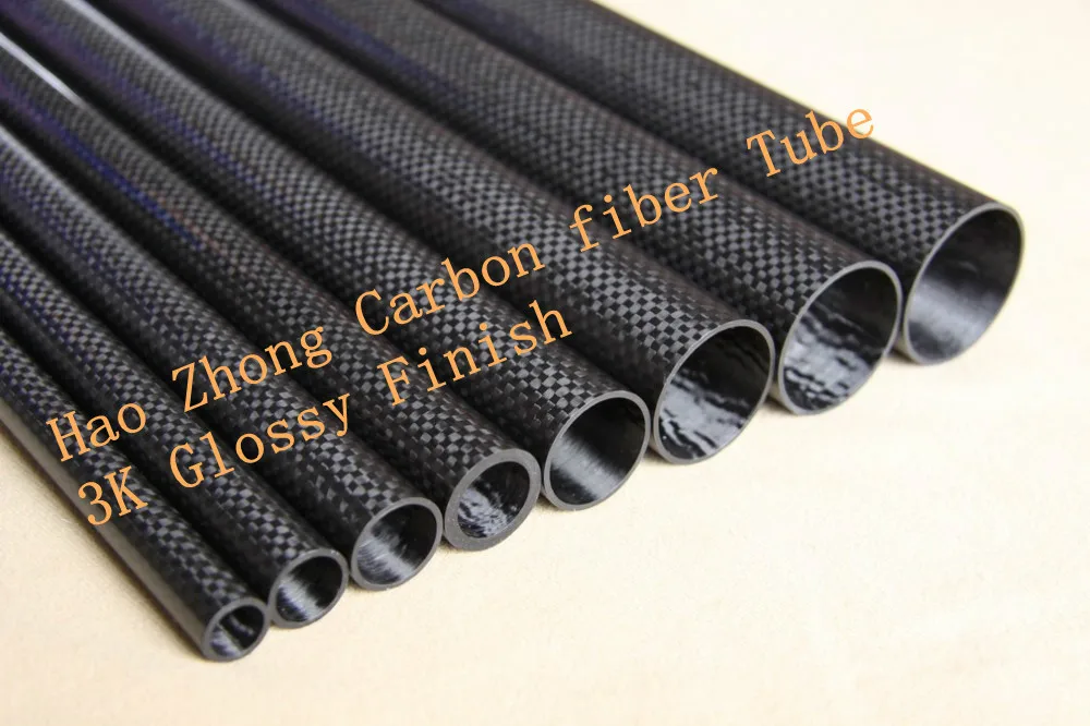 

1 pcs 10MM OD x 6MM ID Carbon Fiber Tube 3k 500MM Long with 100% full carbon, (Roll Wrapped) Quadcopter Hexacopter Model 10*6