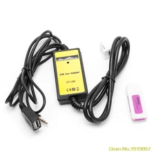 2x6Pin Audio AUX Cable Car Auto Radio Lettore USB Aux-in Cavo Adattatore MP3 Interfaccia Per Toyota Camry/ corolla/Matrix