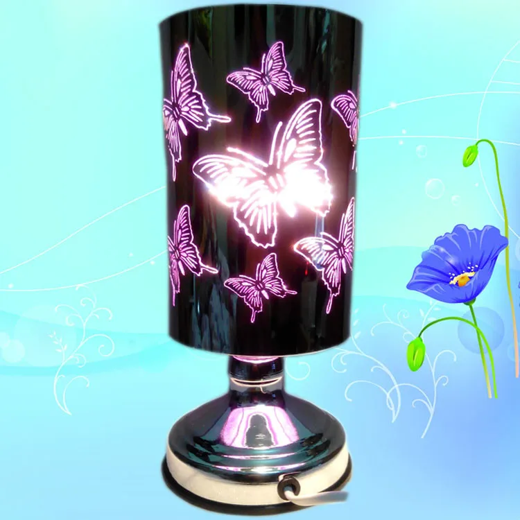 Свадебный подарок на день рождения трехмерная бабочка затемнение лампа для ароматерапии печь для ароматерапии спальня лампа заглушка в ночь