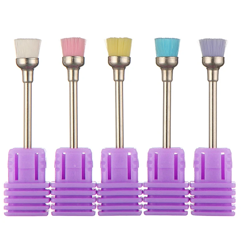 1PC Nail Art Drill Brush Rotary Clean Tools Manicure Electric Machine