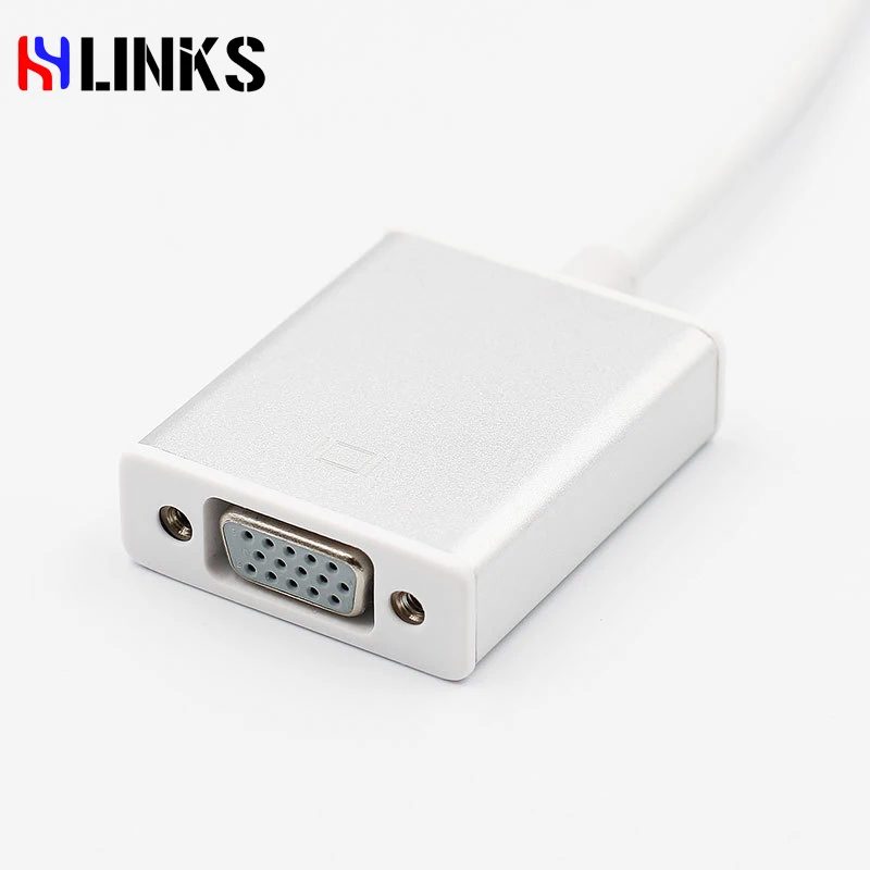 HYLINKS USB C VGA адаптер 3 1 Тип Женщин Кабель для нового Macbook 12 дюймов Chromebook pixel Lumia