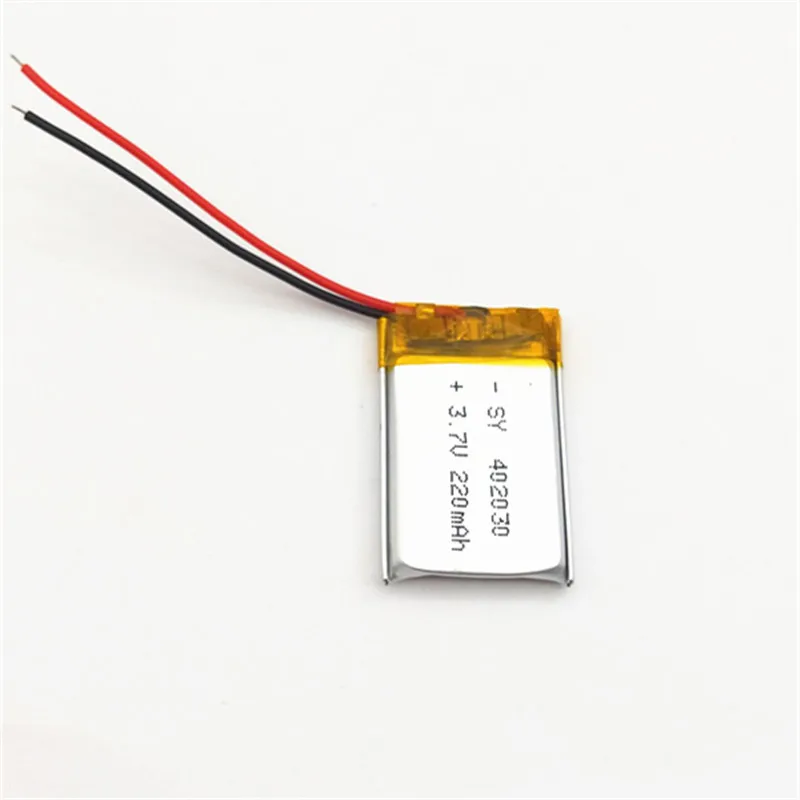 

JY-FIRE 1PCS High temperature lithium polymer battery 042030 402030 3.7V 220mah MP3 MP4 MP5 GPS With wire