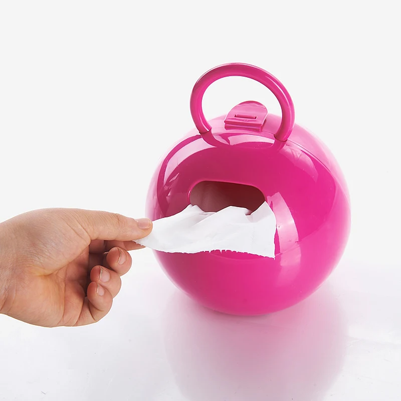 Buy Creative Round Tissue Paper Box Holder Fashionable