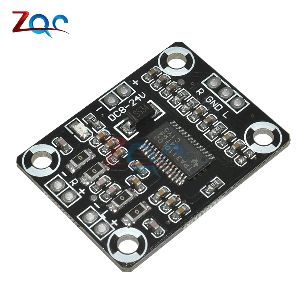 

TPA3110 2X15W Digital Audio Stere Amplifier Board Module Mini Binaural AMP Controller 100dB DC 8-18V 15W + 15W