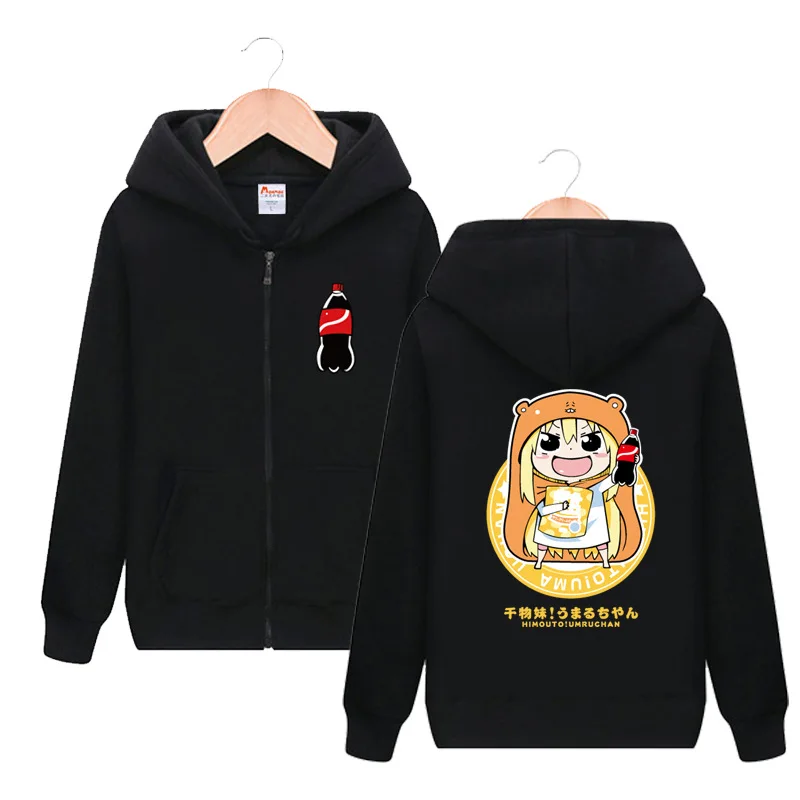 

Anime Himouto! Umaru-chan Doma Umaru Cute Print Hooded Hoodie Cosplay Costume Men Women Jacket Casual Sweatshirt Streetwear