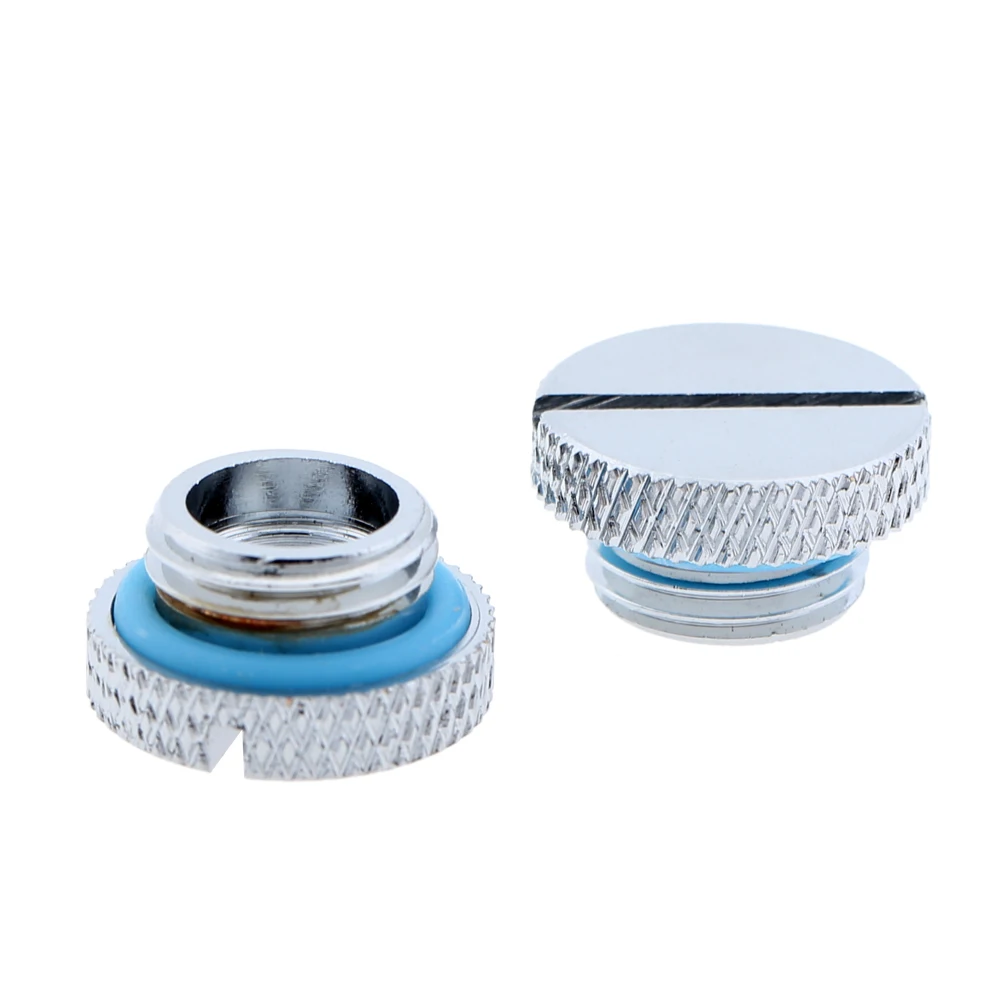 2pcs G1/4 Thread Low Profile Plug for PC Water Cooling