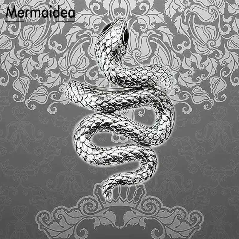 

Blackened Snake Wedding Bands Rings 925 Sterling Silver Fashion Jewelry Trendy Party Gift For Women Girls 2019 New Bague Femme