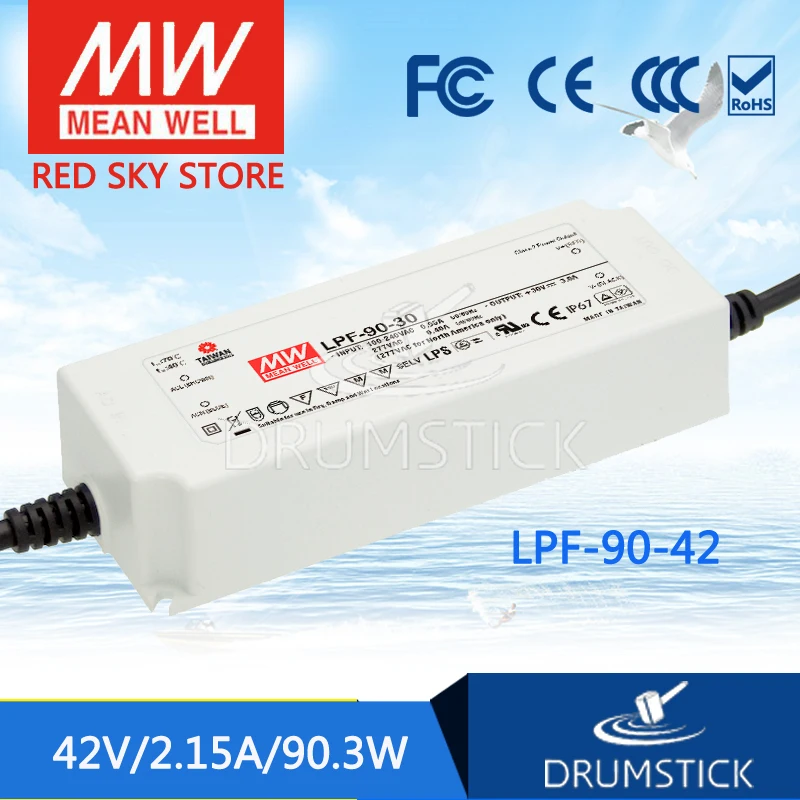 Advantages MEAN WELL LPF-90-42 42V 2.15A meanwell LPF-90 42V 90.3W Single Output LED Switching Power Supply Advantages MEAN WELL LPF-90-42 42V 2.15A meanwell LPF-90 42V 90.3W Single Output LED Switching Power Supply