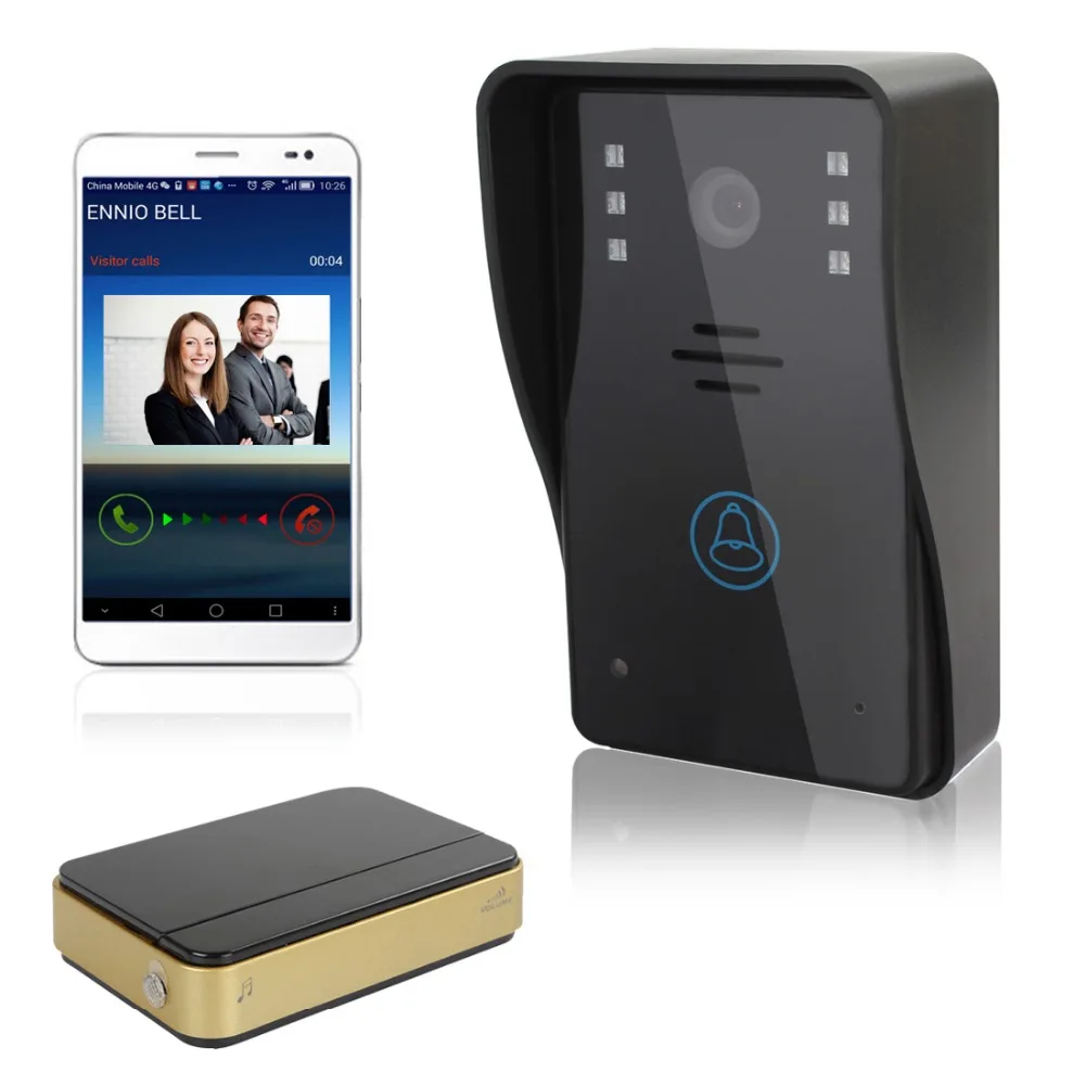 

Waterproof WiFi DoorBell Wireless Smart Video Doorbell Home Improvement Visual Colorful Door Ring