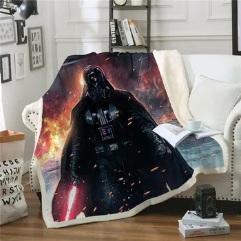 

Star Wars 3D Print Sherpa Blanket Fashion Quilts Casual Sofa Throw Blanket Home Office Washable Bedspread Hot Sell