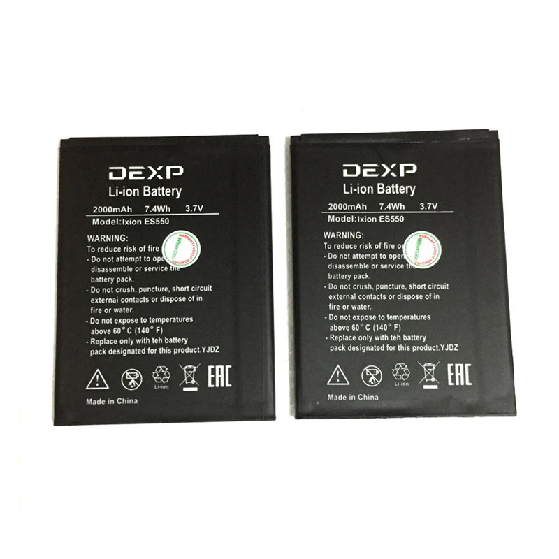В наличии новый 100% Оригинальный аккумулятор для DEXP Ixion ES550 ES 550 мобильный телефон