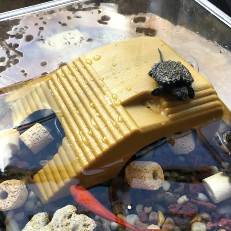 Уникальный дизайн из смолы для черепах-амфибий черепаха греется рептилий платформа бак водная скала лестница греется восхождение на остров
