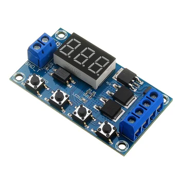 

Relay Module DC 5V--36V Trigger Cycle Time Delay Switch Circuit Double MOS Tube Control Board NEW